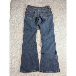 Angels Bootcut Flared Jeans Womens 7 Juniors Blue Denim Low Rise Stretch Casual